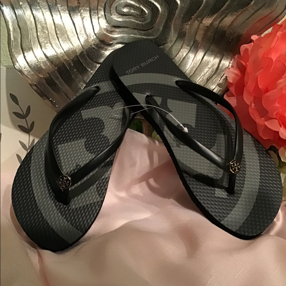 NWOB! Tory Burch Flip Flops, Sz 10